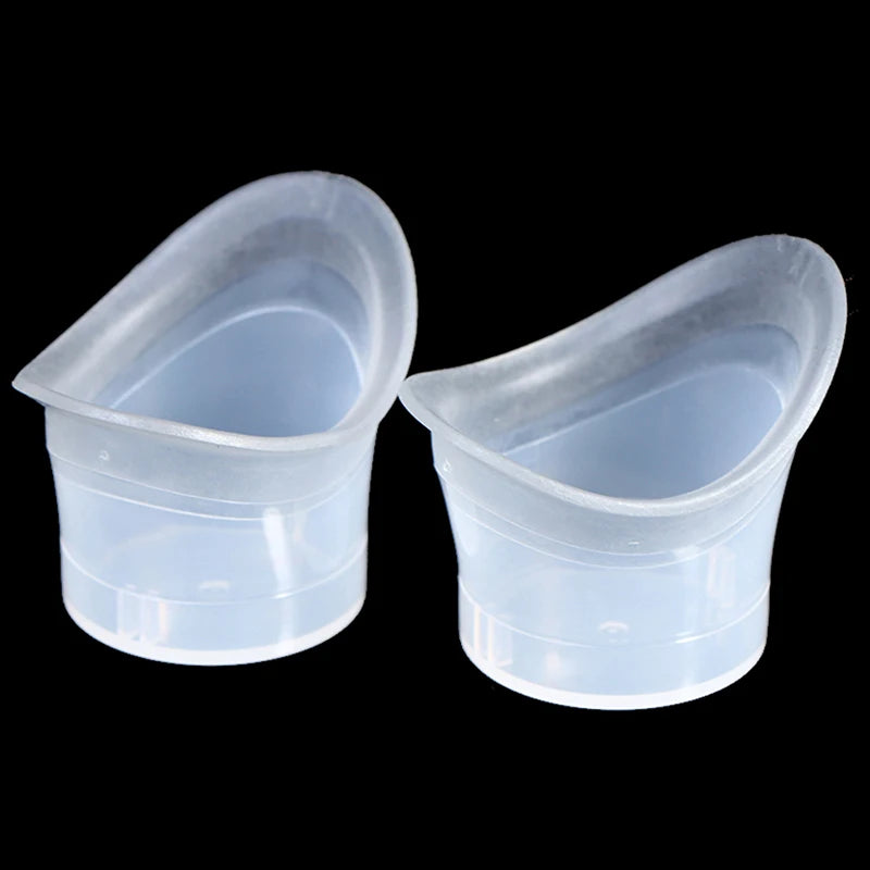 Silicone Eye Wash Cups 2 Pack – Reusable Soft Eye Bath Cup Eye Wash Cup Axl Gray