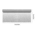 Leeseph Stainless Steel Dough Scraper & Pizza Cutter with Scale Dough Scraper Cutter Axl 25cm 9.8inch