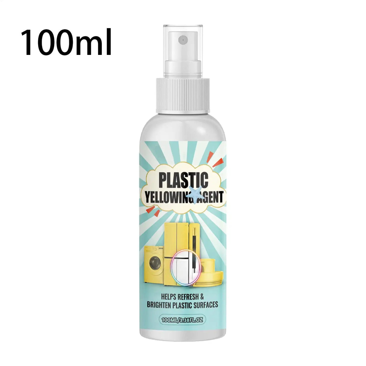100ml Yellowing Remover Spray Kit | Appliance & Plastic Restorer Yellowing Remover Spray Axl