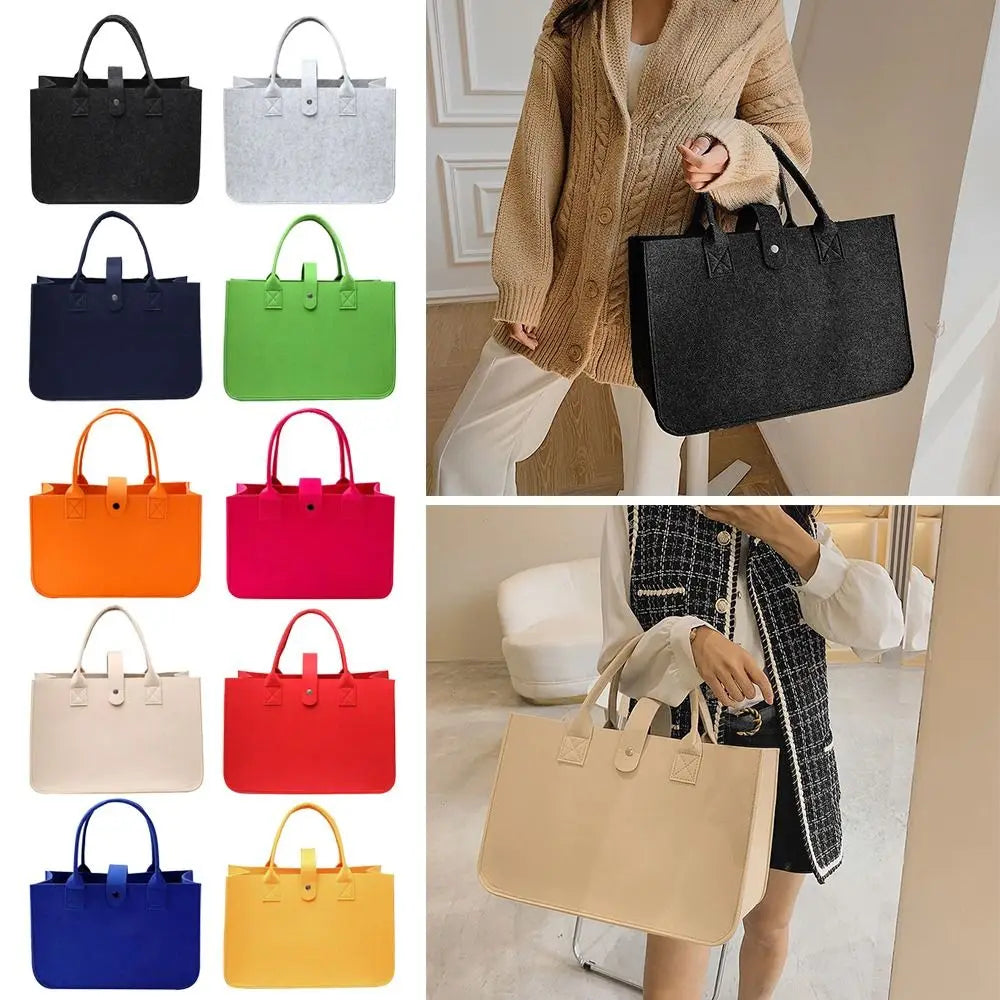 Women's Felt Crossbody Shoulder Bag – Large Capacity Handbag Felt Crossbody Bag Axl