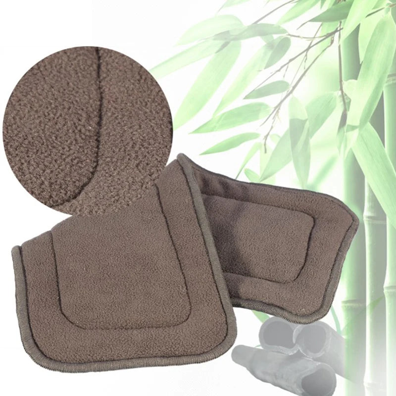 5-Layer Bamboo Charcoal Washable Adult Nappy Liner Insert Pad Cloth Nappy Liner Axl
