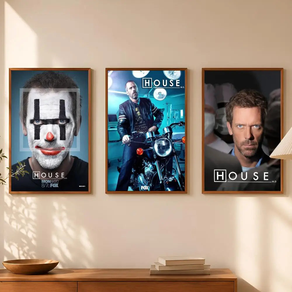 House TV Series Self-Stick HD Wall Poster – Waterproof Decor Wall Art Poster Axl