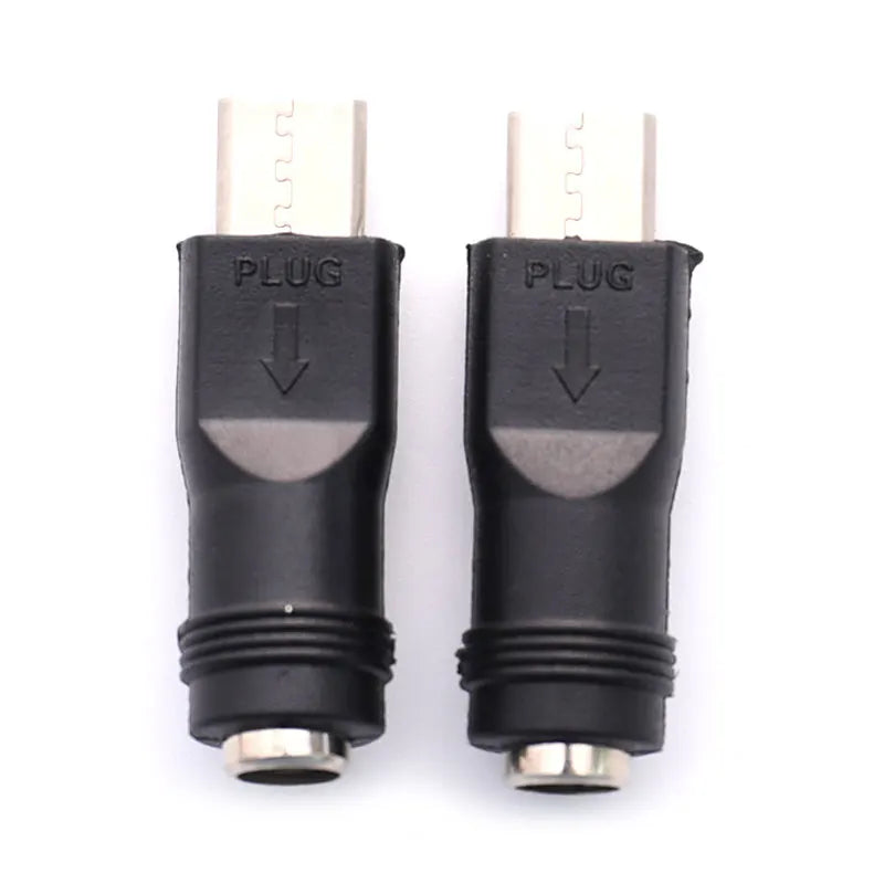 DC 5.5x2.1mm Female to USB Type-C Male Power Adapter Converter Power Adapter Converter Axl