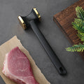 Double-Sided Zinc Alloy Meat Tenderizer Hammer | Kitchen Mallet Meat Tenderizer Mallet Axl 1pcs-golden