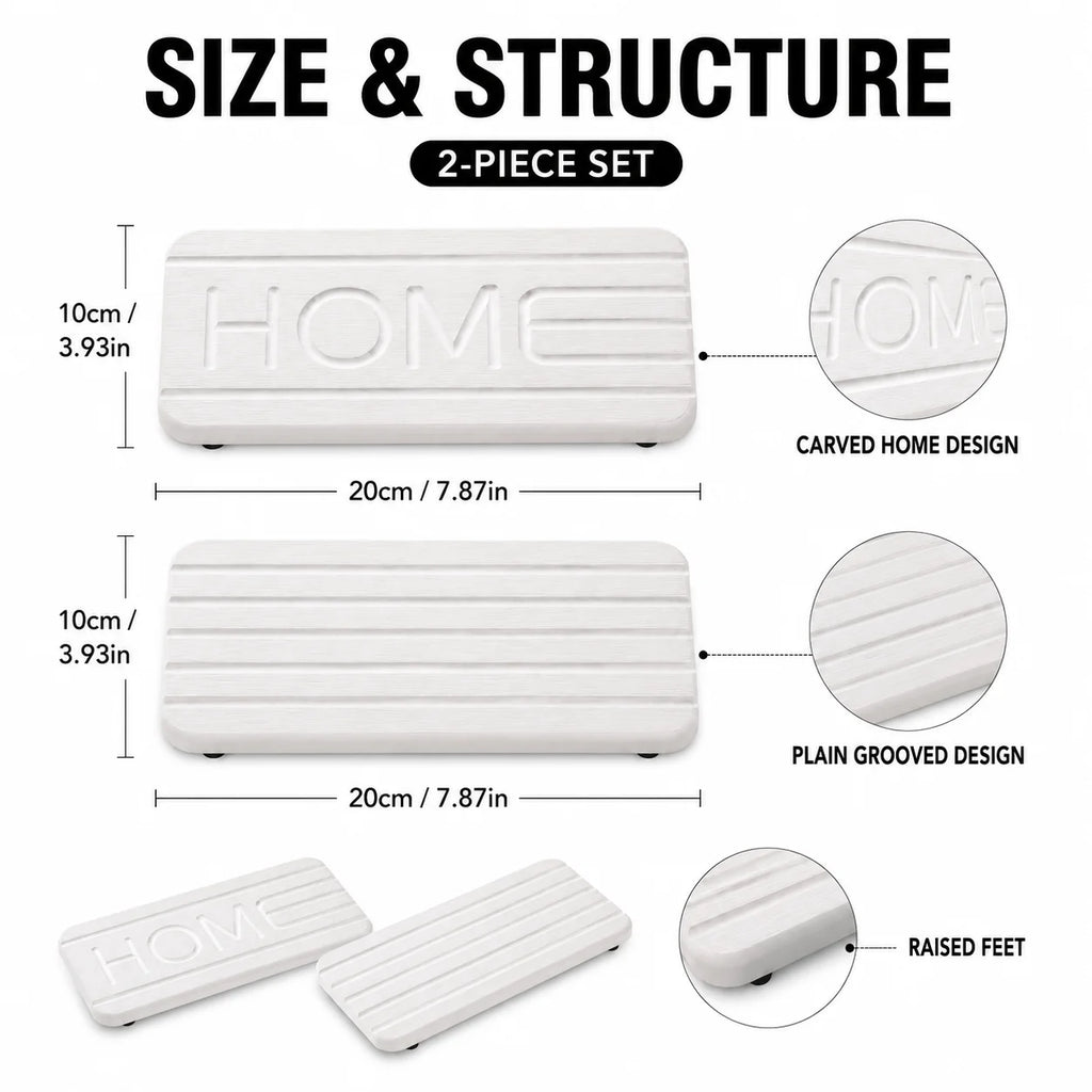 2-Piece Diatomaceous Earth Drying Mat & Sink Tray Organizer Stone Drying Mat Axl