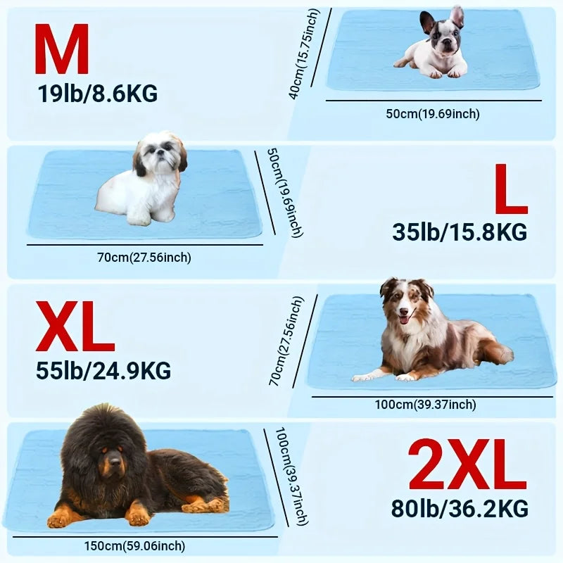 Pet Cooling Mat & Sleeping Pad for Dogs & Cats – 5 Sizes Pet Cooling Mat Axl