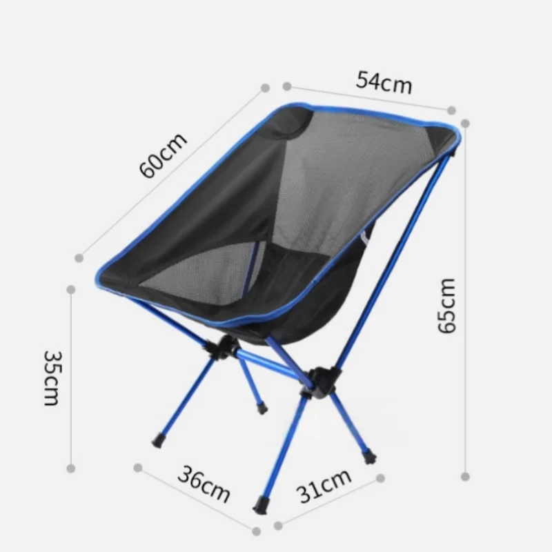 Foldable Outdoor Moon Chair – Portable Beach & Camping Seat Folding Camping Chair Axl