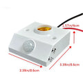E27 PIR Motion Sensor Lamp Holder – Auto IR Socket AC85-265V Motion Sensor Socket Axl onesize No plug
