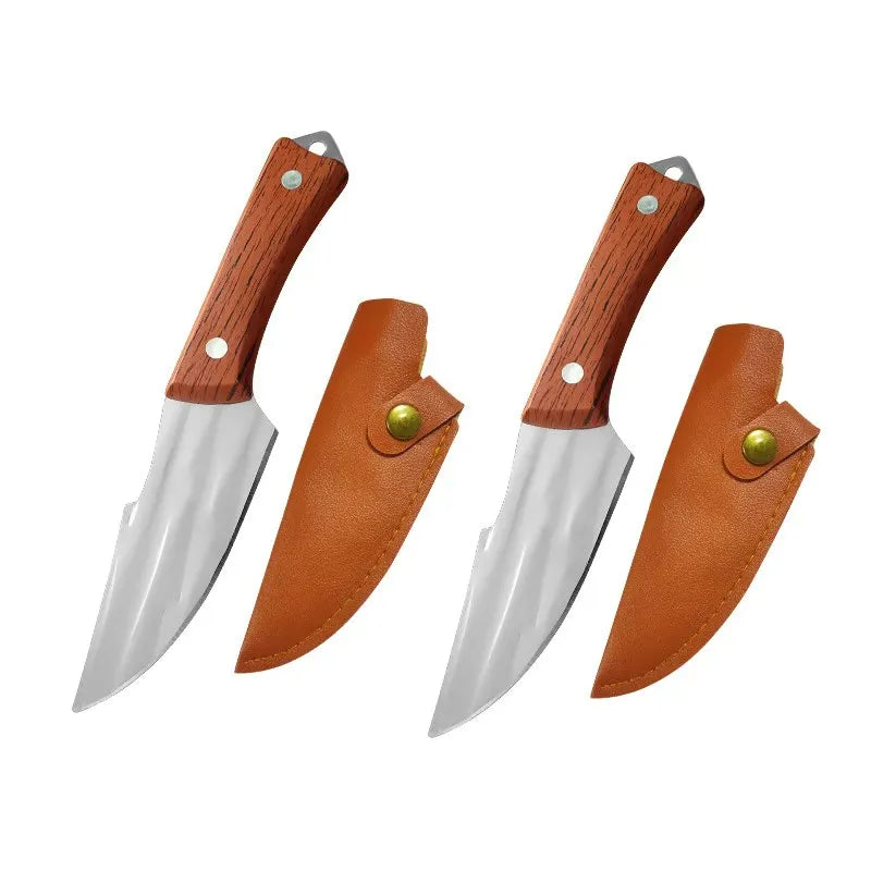 InLeung Forged Stainless Steel Boning & Cleaver Kitchen Knife Kitchen Cleaver Knife Axl 2PCS knife