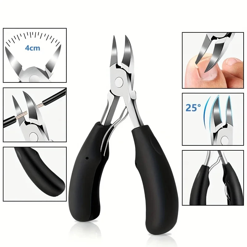 7-Piece Professional Toenail Clipper & Pedicure Kit Nail Clipper Set Axl