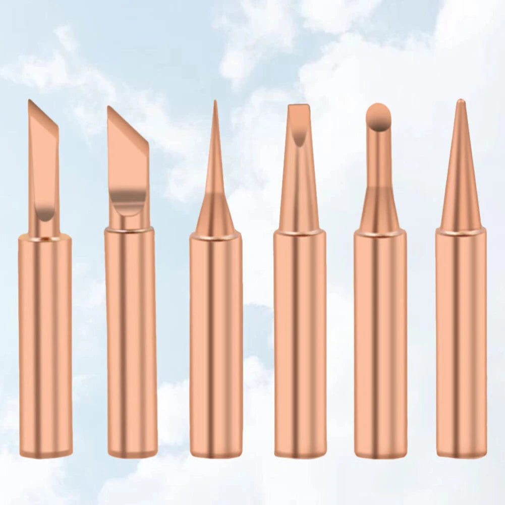 6-Pc Copper Heatset Insert Soldering Iron Tips for 3D Printing Soldering Iron Tips Axl