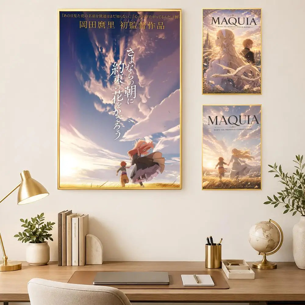 MAQUIA When the Promised Flower Blooms HD PVC Wall Poster Wall Art Poster Axl