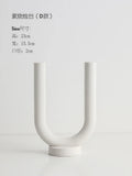 Nordic Ceramic Candle Holder – White Minimalist Candlestick Ceramic Candle Holder Axl D