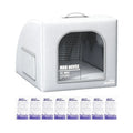 Foldable Cooling Cat & Dog House with 8 Reusable Ice Packs Cooling Pet House Axl S
