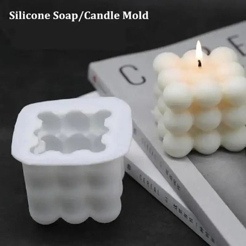 3D Christmas Silicone Candle Mold – DIY Soap & Wax Craft Mould Silicone Craft Mold Axl