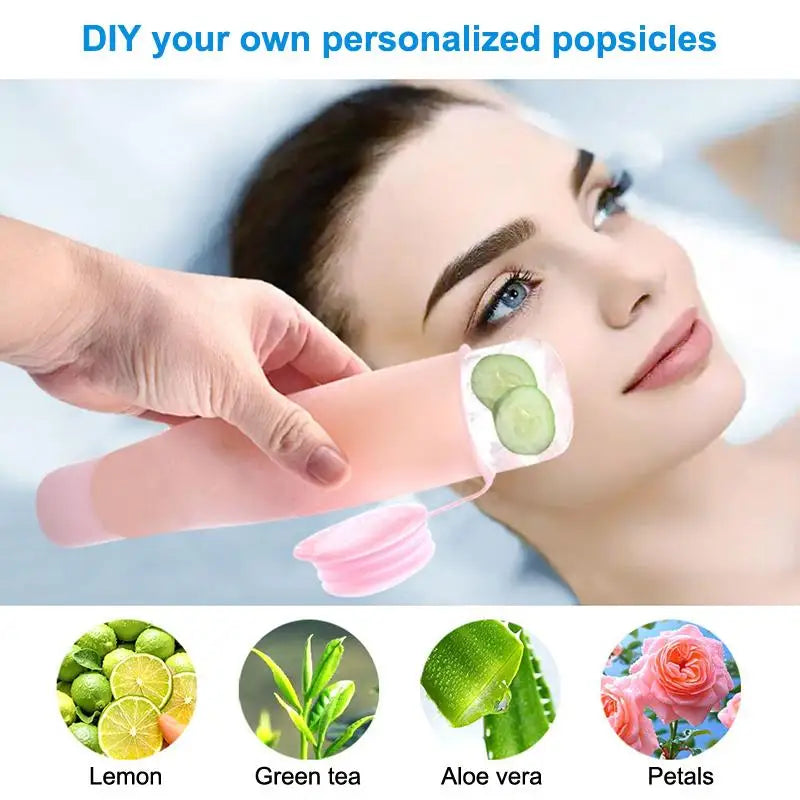Silicone Facial Ice Roller Mold – Cooling Face Massage Tool Facial Ice Roller Axl