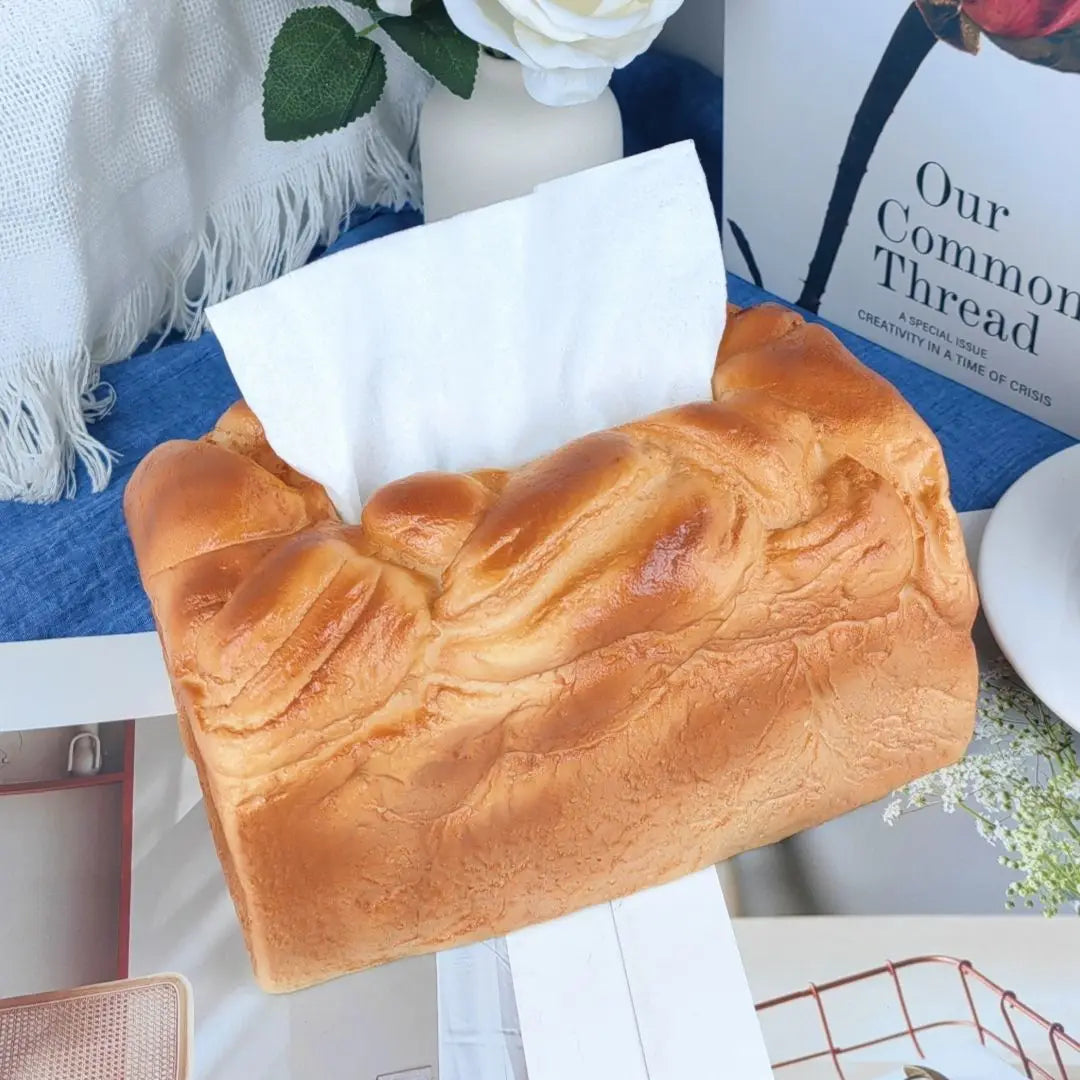 Bread Shaped Tissue Box Holder – Novelty Home & Car Decor Novelty Tissue Holder Axl