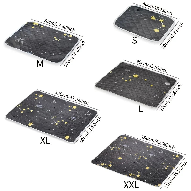 KEMORELA 2-Pack Reusable Dog Training Mats – Washable Pet Pads Pet Training Mat Axl