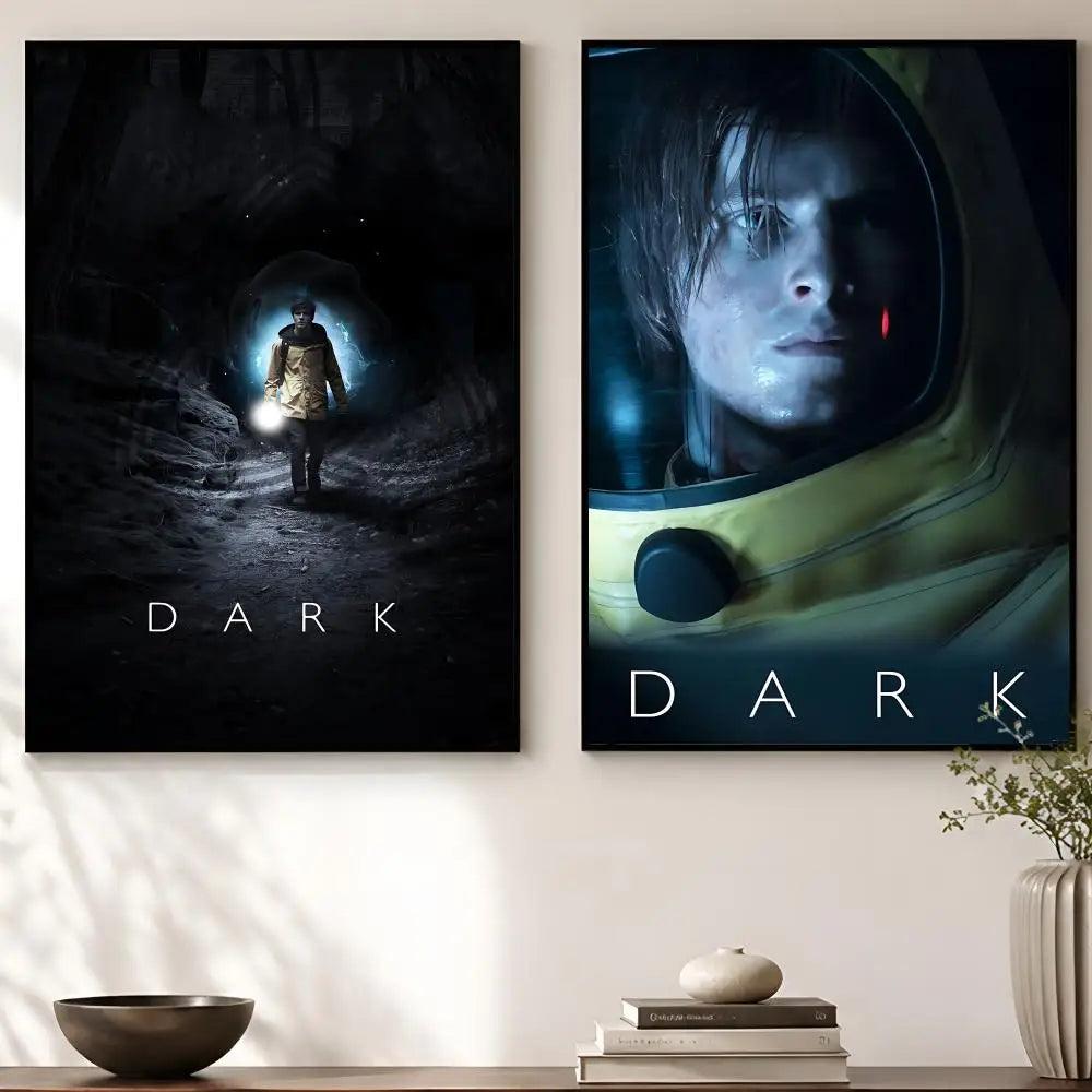 TV Dark Self-Adhesive Wall Poster – HD Waterproof Décor Art Decorative Wall Poster Axl