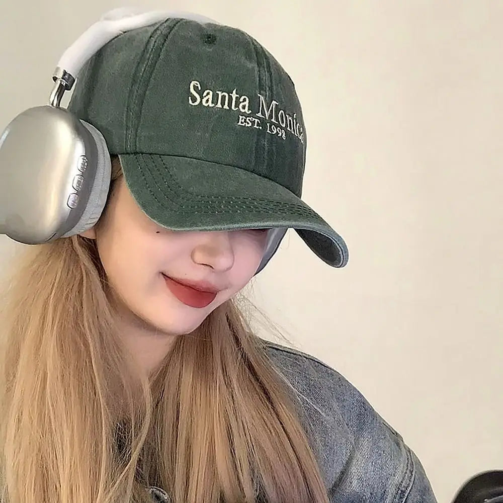 Women's Letter Embroidered Baseball Cap – Adjustable Cotton Sun Hat Baseball Cap Axl
