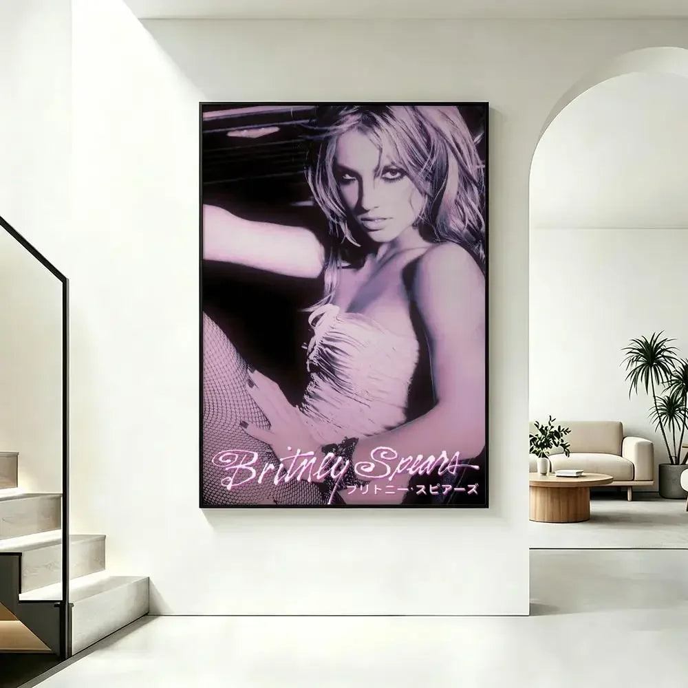 Britney Spears HD Wall Poster – Waterproof Aesthetic Art Print Wall Art Poster Axl