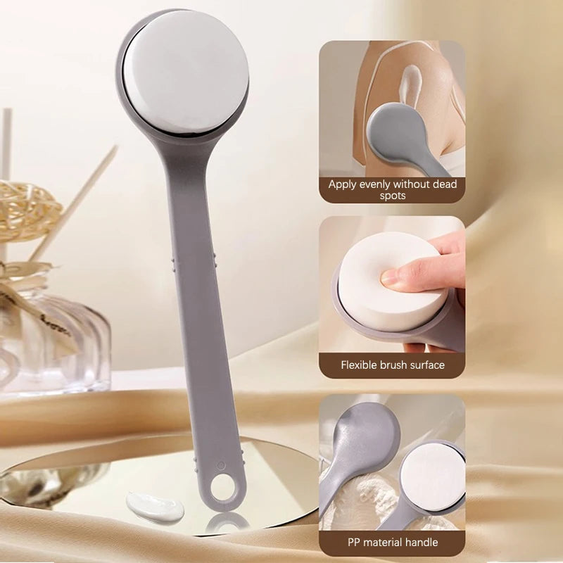 Long Handle Lotion Applicator – Back & Body Sponge Brush Lotion Applicator Brush Axl