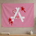 Gloomy Bear Wall Hanging Flag Banner – Indoor & Outdoor Decor Wall Flag Banner Axl White05 120x180cm
