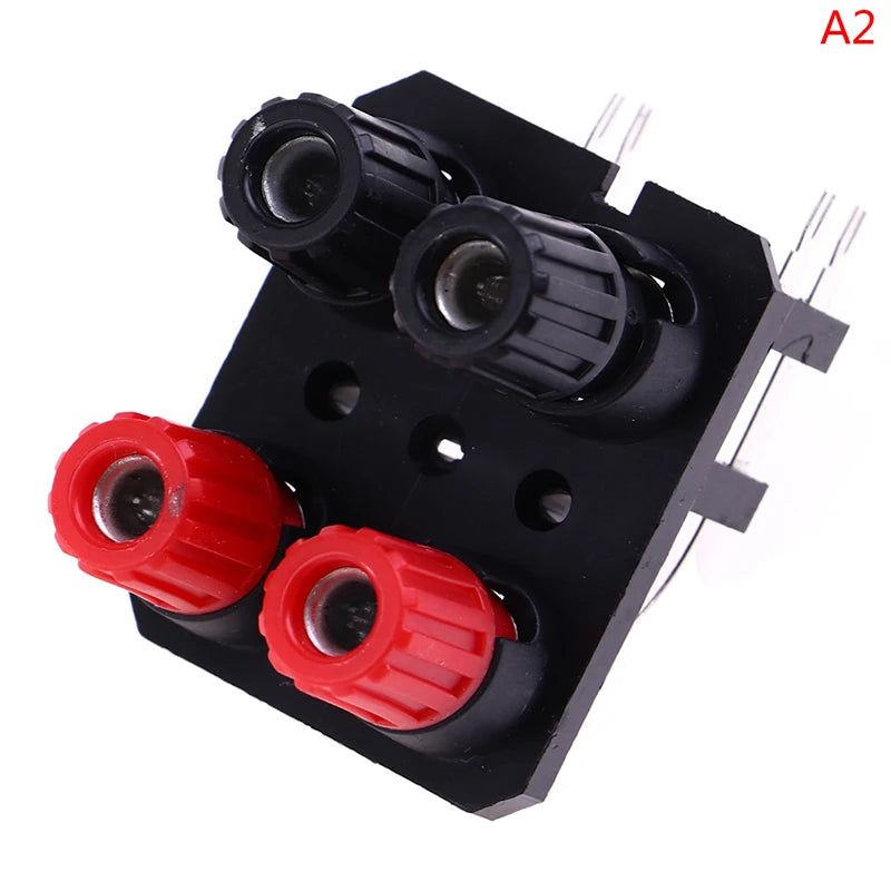 4mm Banana Plug Socket Connector – 2/4/6 Position Terminal Block Speaker Terminal Connector Axl A2