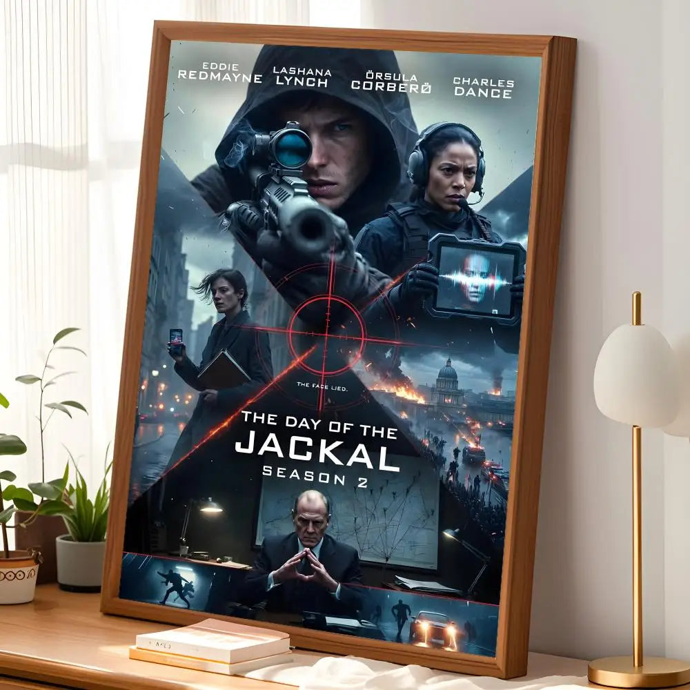 Day of the Jackal TV Poster – Self-Stick HD Waterproof Wall Art Wall Art Poster Axl