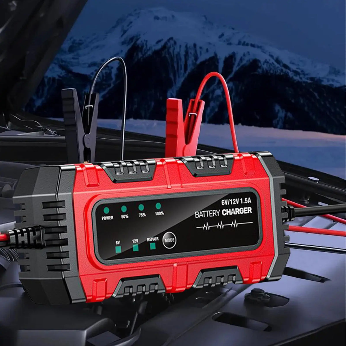 Smart 6V/12V Car & Motorcycle Battery Charger Trickle Maintainer Battery Trickle Charger Axl