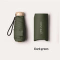 5-Fold Mini Travel Umbrella UPF50+ UV & Rain – Compact Compact Travel Umbrella Axl B metal-fiber composite 6K