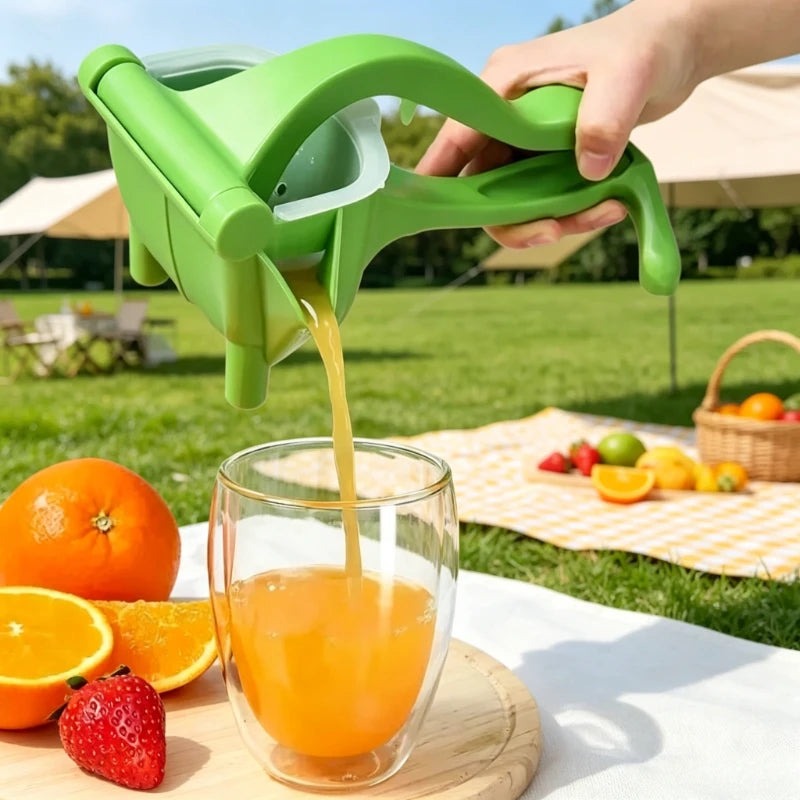 Handheld Manual Fruit Juicer – Non-Slip Cold Press Squeezer Manual Fruit Juicer Axl