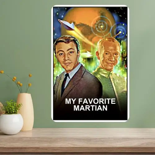 My Favorite Martian Classic TV Show Metal Poster Sign Metal Wall Sign Axl aluminum sign aluminum 20x30cm