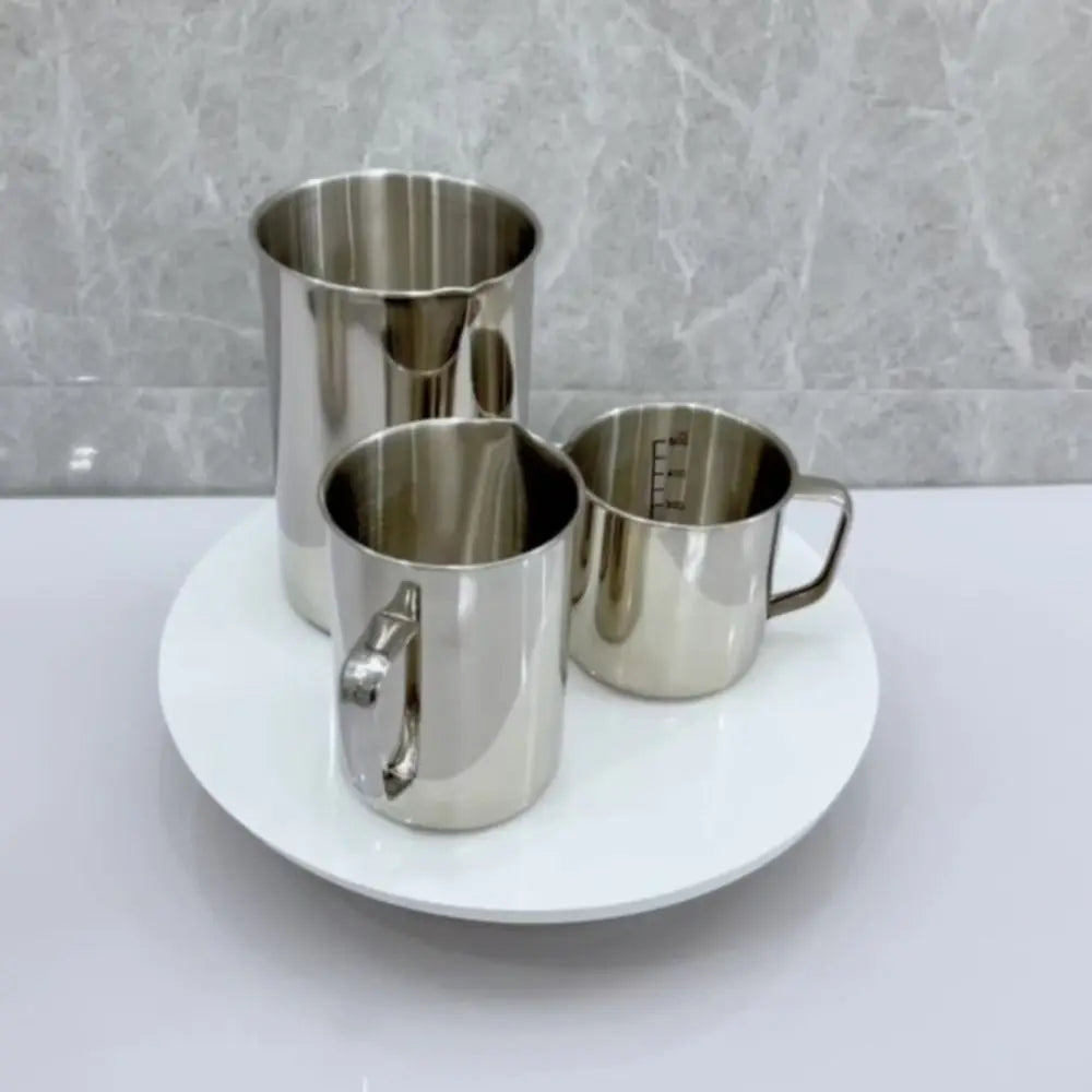 Stainless Steel Measuring Cups 500ml–2000ml | Graduated Beaker Measuring Cup Axl