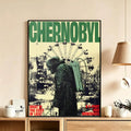 Chernobyl TV Series HD Wall Poster – Waterproof Home Decor Wall Art Poster Axl White1 50X70cmNoframe