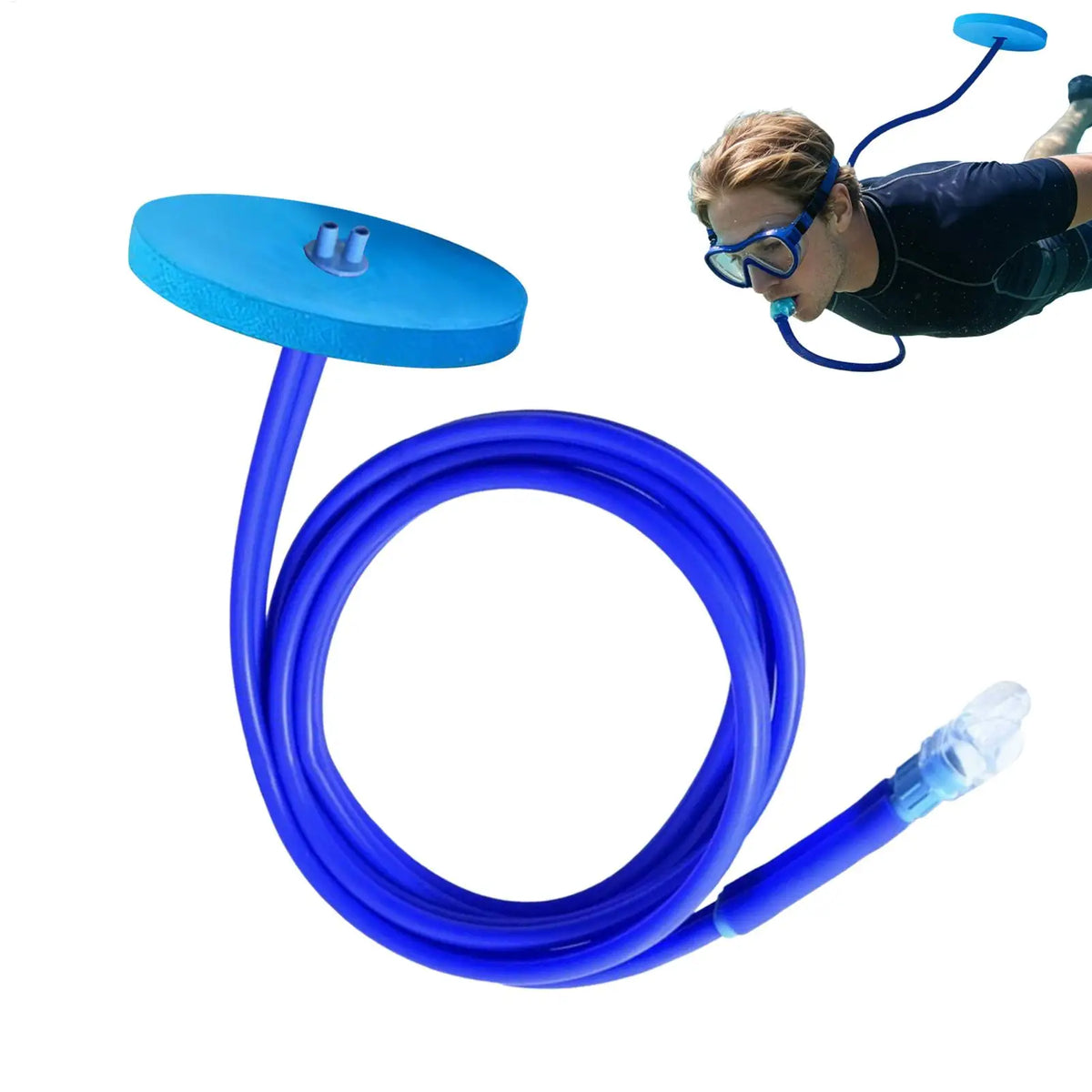 Full Dry Snorkel Tube – Extended Breathing for Diving & Freediving Diving Snorkel Tube Axl