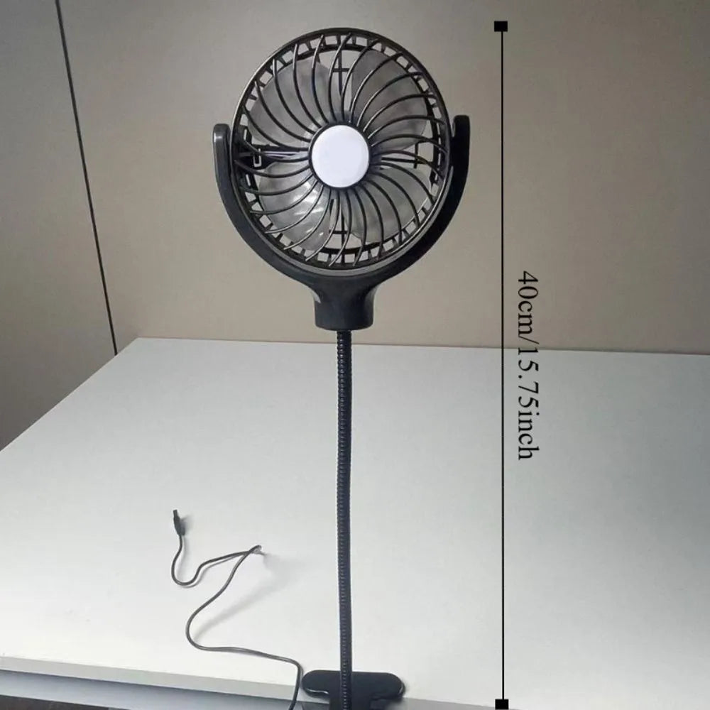 Portable Clip-On USB Desk Fan – Table & Camping Fan Clip-On Desk Fan Axl