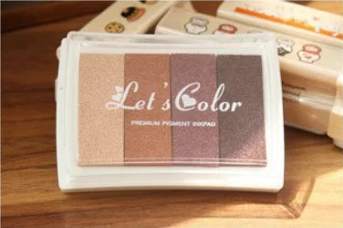Gradient Oil-Based Ink Pad for Rubber Stamps, Paper & Wood Craft Stamp Ink Pad Axl coffee