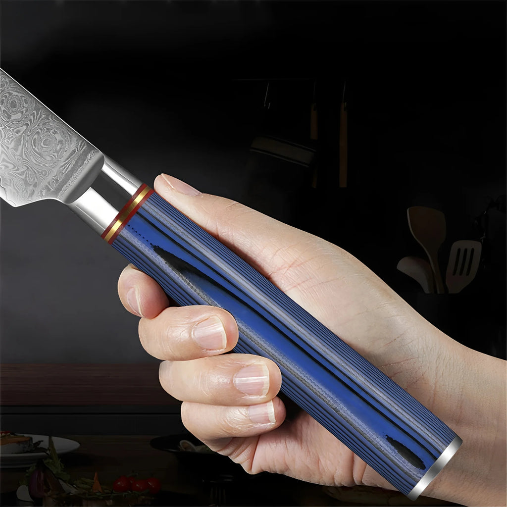 67-Layer Damascus Steel Boning Knife – Handmade Kitchen Knife Damascus Boning Knife Axl