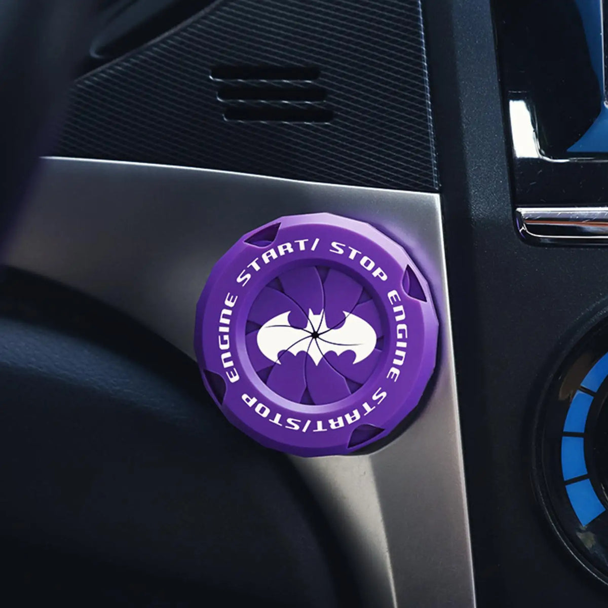 Push Start Button Cover – Car & Motorcycle Ignition Ring Guard Ignition Button Cover Axl