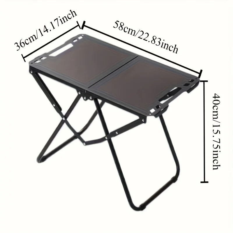 Portable Folding Camping Table – Compact Metal Outdoor Table Folding Camping Table Axl