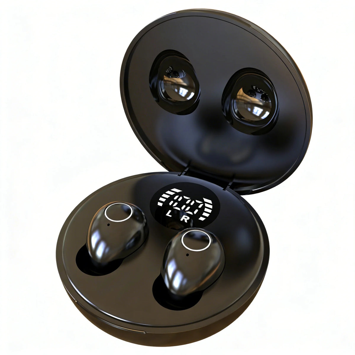 SK31 Mini Invisible Bluetooth Sleep Earbuds – Noise Reduction & Mic Wireless Sleep Earbuds Axl black