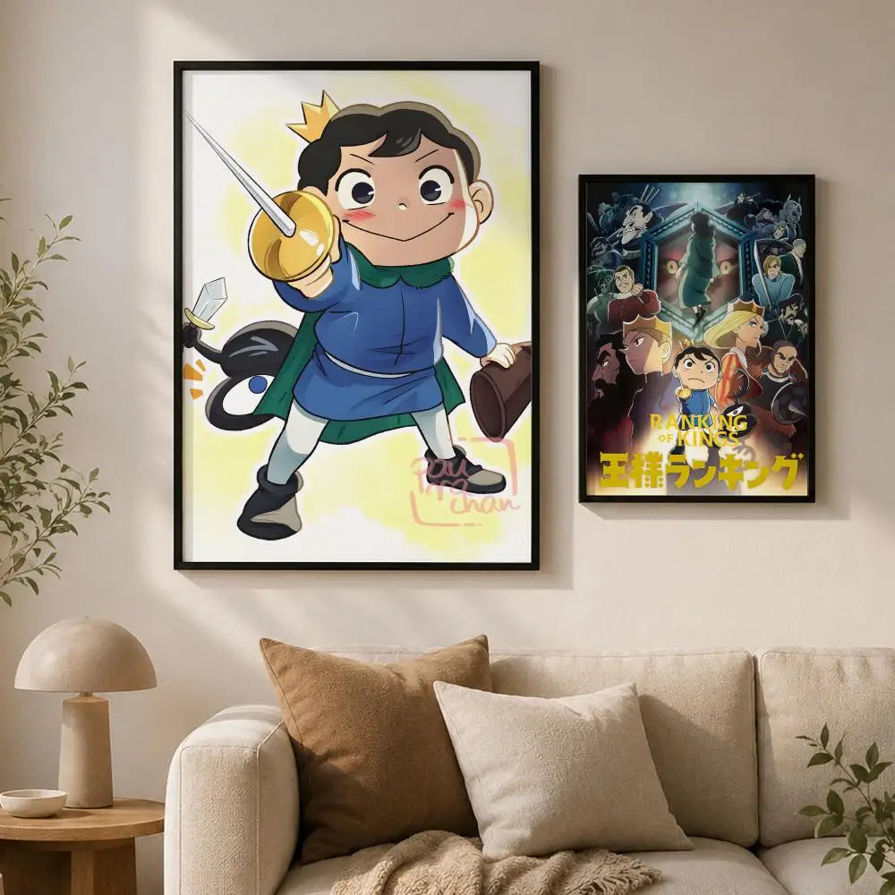 Ranking of Kings Anime Poster – Waterproof PVC Peel & Stick Art Anime Wall Poster Axl