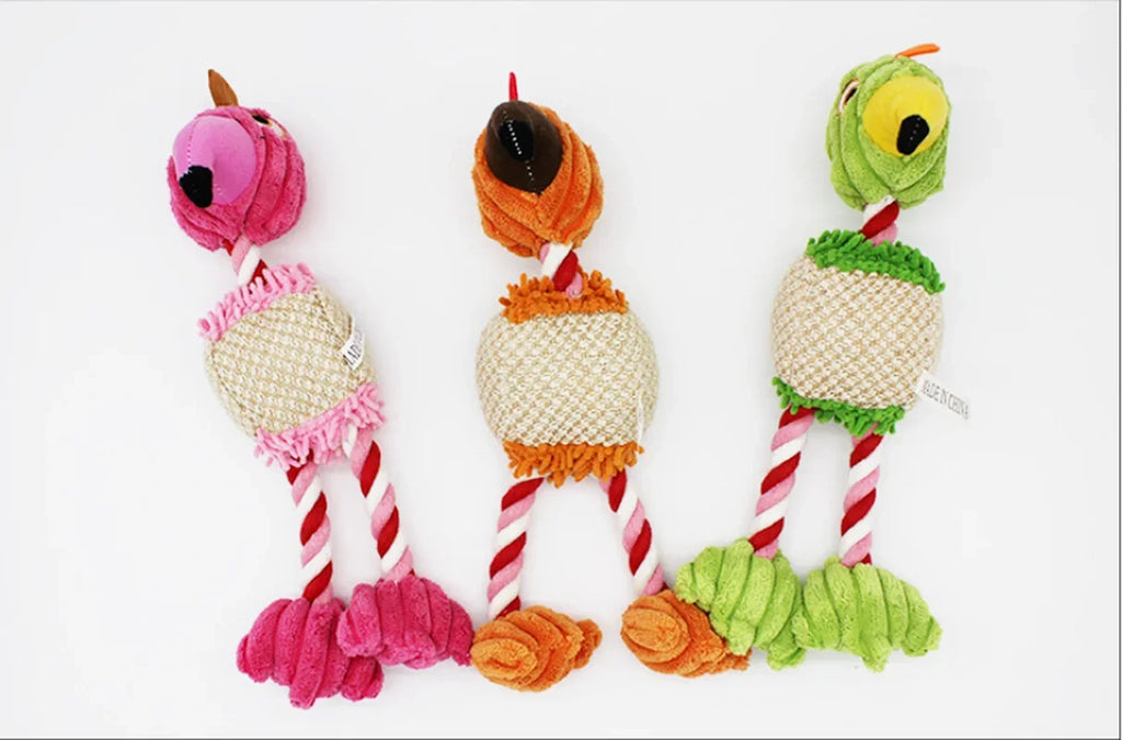 Parrot Plush Dog Chew Toy – Soft Interactive Toy for Dogs Dog Chew Toy Axl