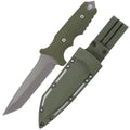 Forged Boning Knife Full Tang TPR Handle & Sheath – 9 Inch Boning Knife Axl green