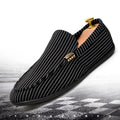 YBQJOO Men's Slip-On Loafers – Lightweight Breathable Flats Men's Loafers Axl black 43