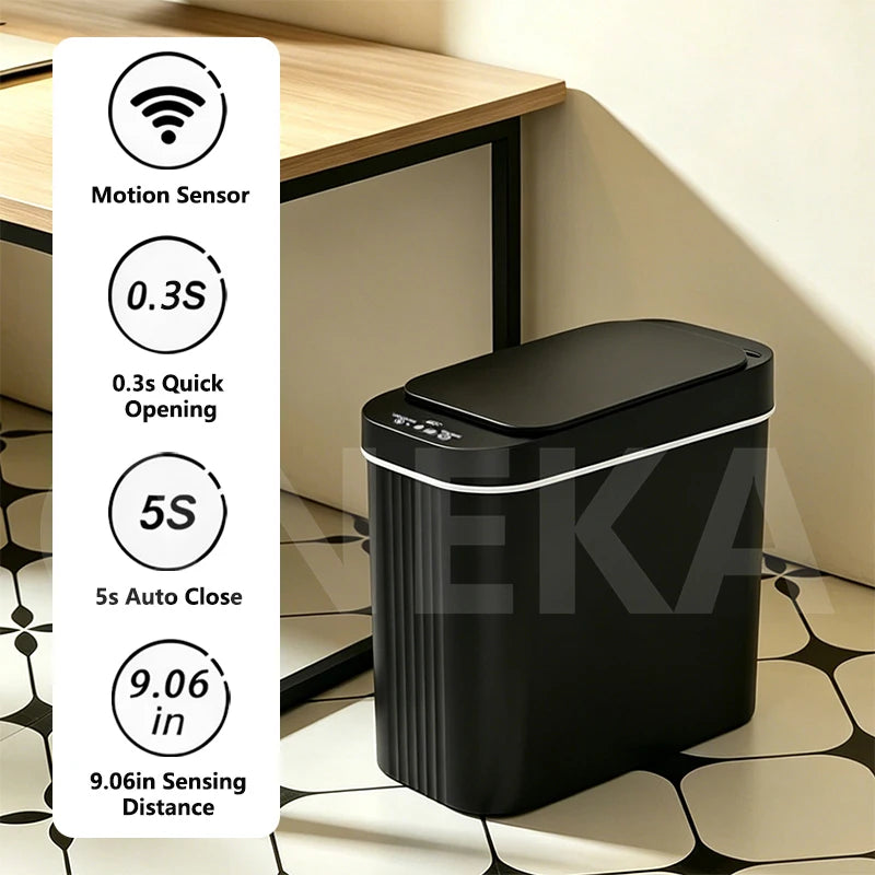 Touchless Automatic Sensor Trash Can – Battery Powered Bin Automatic Trash Can Axl