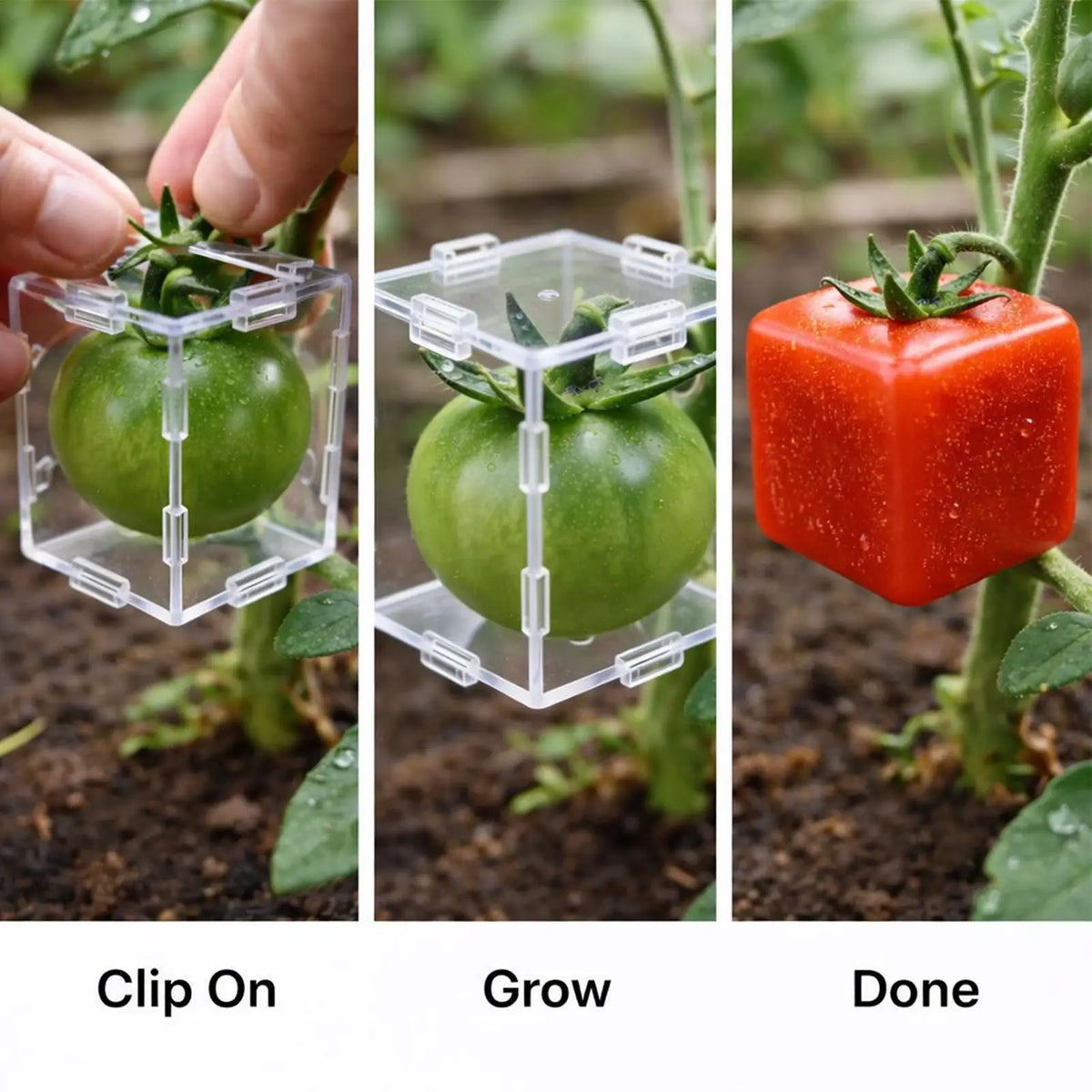Transparent Fruit Shaping Molds – Reusable Vegetable Grow Molds Fruit Shaping Mold Axl