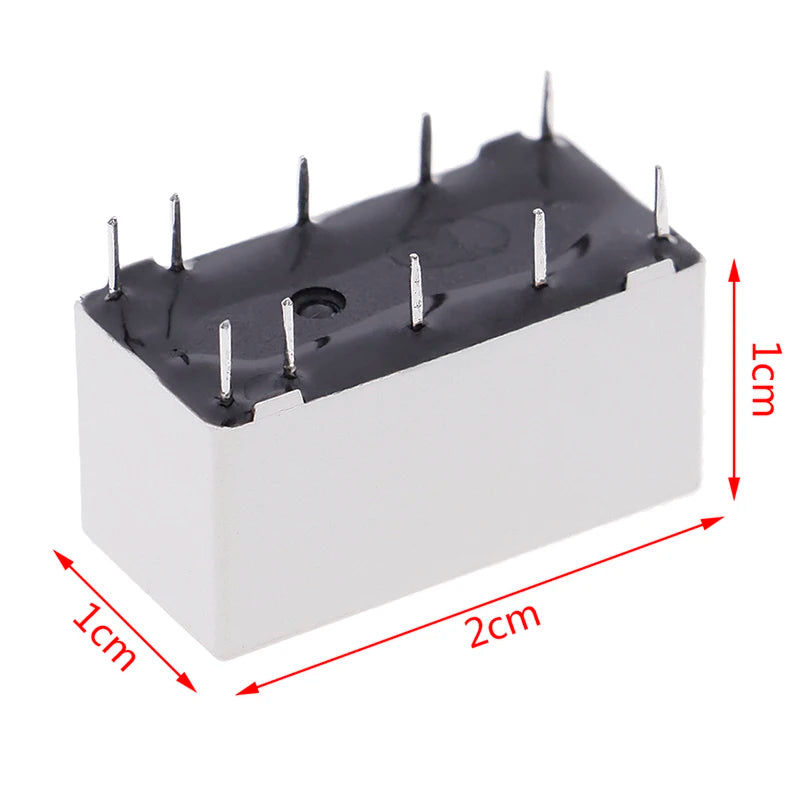 5V Bistable Latching Relay DPDT 2A 30VDC – HFD2/005-S-L2-D Latching Relay Axl