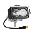 20W LED Bike Headlight 6500K Waterproof – E-Bike & ATV LED Bike Headlight Axl White light